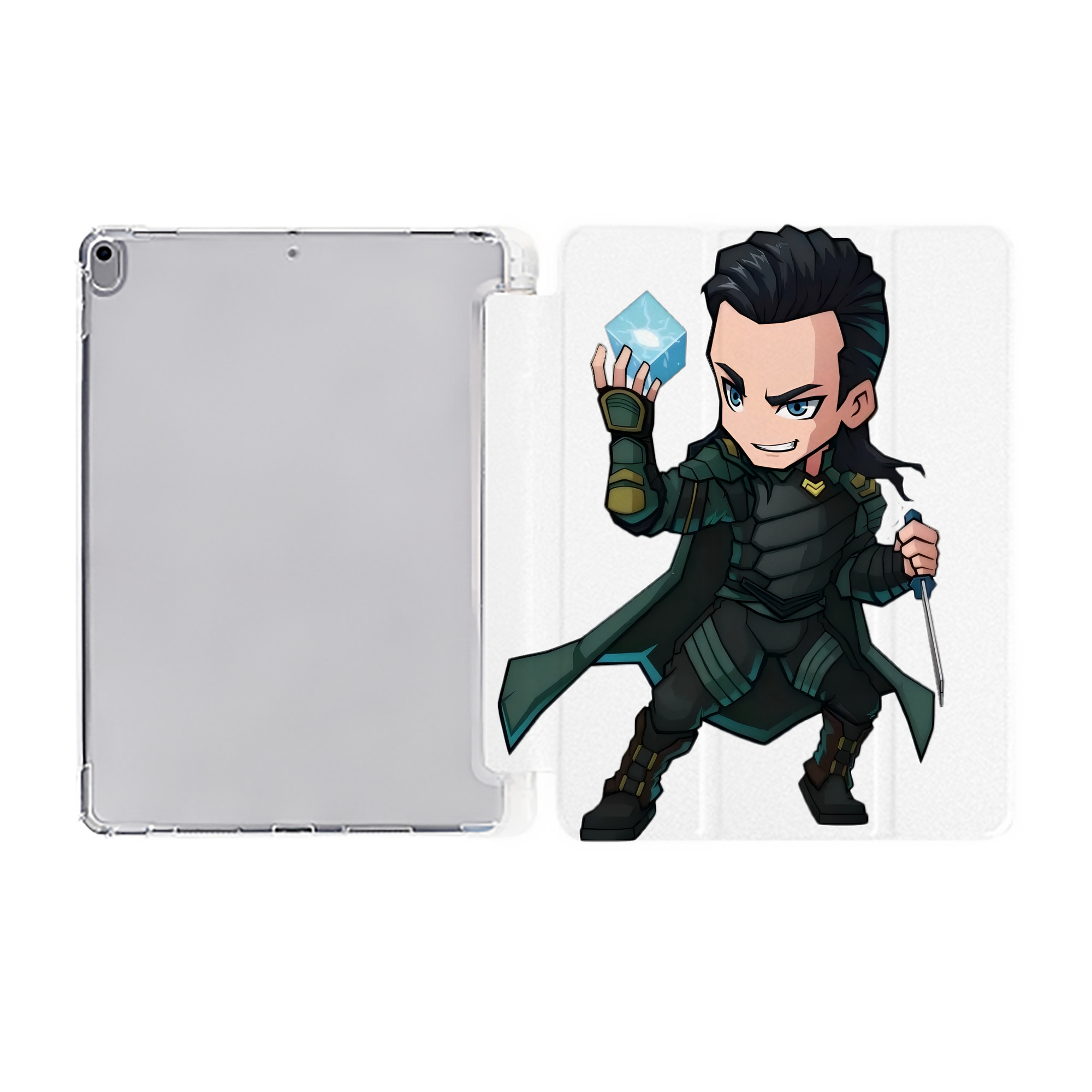 （画像用） アベンジャーズ The Avengers IPad ケース ペン収納付き 三つ折りスタンド PUレザー×シリコン 対応機種9.5/10.5/10.9インチ